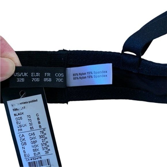 New Black CHANGE Bra Size 32B - Picture 5 of 5